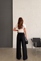 New Season Polyviscon Belted Palazzo Trousers - 6