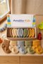 Organic Cotton Unisex 5-Piece Boxed Premium Newborn Baby & Children's Socks - 2