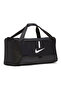 Cu8090-010 Nk Acdmy Team m Duff Unisex Sports Bag Black White - 3