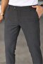 Men's Anthracite Quality Flexible Lycra Ankle-Length Fabric Trousers (100-130 Kg, Large Size 40-42-44)