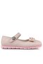 Powder Bow Velcro Star Girl's Ballerinas - 3