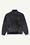 Cotton Regular Fit Stand Collar Logo Denim Sweat Men's Sweat Lb24Fweapmutt