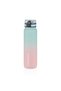 Large Size 1000ml Motivational Water Bottle Double Color Softtouch Tritan Water Bottle