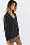 My Fashion Oversized V-Neck Buttoned Knitwear Cardigan - 3