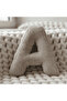Litera, Letter A, Pillow, Throw Pillow, Fiber Filled, Welsoft Fabric, 40 cm