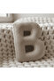 Litera, Letter B, Pillow, Throw Pillow, Fiber Filled, Welsoft Fabric, 40 cm