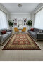 Plus Size Rug Cover Size 9 m² 250x350 cm or 12 m² 300x400 cm Washable Striped Rug Cover - 3