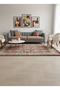 Plus Size Rug Cover Size 9 m² 250x350 cm or 12 m² 300x400 cm Washable Striped Rug Cover - 2