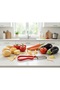 3 Pcs Silicone Handle Metal Side Peeler Potato Vegetable Stainless Steel Vegetable Peeler - 6