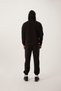 Men's Elastic Winter Jogger 3 Thread Basic Black Sweatpants - 5