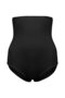 Black Seamless Slip Abdominal Corset - 2