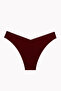 Ten Bordo Cappuccino 3-Pack Laser Non-Marking V Shape Brazilian Panties - 5