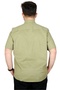 Mode XL Large Size Men's Short Sleeve Judge Collar 20387 Green - 6