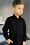Boys' Classic Long Sleeve Solid Color Shirt - 3
