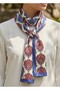 Immense Pattern Stylish & Elegant Women's Accessory Satin Scarf 30X165Cm - 3