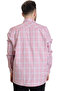 Fashion XL Large Size Men's Shirt Plaid Long-Sleeved 23300 Red - 8