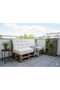 Foldable Cushion Sofa Bed - Double Floor Cushion - Balcony and Garden Chair -