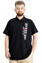 Mode XL Large Size Men's T-Shirt Polo Piece by Piece Flt 23329 Black - 5
