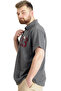 Mode XL Large Size Men's T-Shirt Polo Piece by Piece Limited 23330 Antramelange - 6