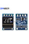 شاشة OLED طراز SSD1306 مقاس 0.42 بوصة باللون الأبيض بدقة 72×40 بكسل مع واجهة I2C SPI لوحدة راسبيري باي DIY