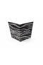 Zebra pattern stone coated license case