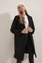 Bdart Shawl Collar Herringbone Wool Blend Coat - 2