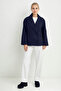 Buttoned Short Stamp Coat - 2