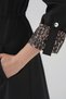 Bdart Hooded Striped Long Trench Coat with Drawstring Waist - 5