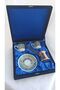 Velvet Boxed Copper Coffee Pot Palace Model Double Porcelain Cup Set - 6