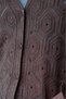 Women's Knitwear Seasonal Spring Anti-Pilling Plus Size Openwork Mercerized Mother Dark Mink Cardigan - 3