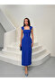 Pearl Detailed Midi Evening Dress Graduation Dress - 3