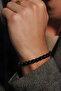 Men's Black Bracelet 8 mm (Size Can Be Selected)
