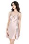 Women'S, Short, White, Lace, Satin Nightgown Set - 2