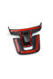 ABS Car Carbon Fiber Texture Steering Wheel Panel Button Cover Trim For VW Golf 6 MK6 2009-2013 P... - 4