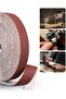 320 Grit 5 Meters 1inch Emery Cloth Rolls, Continuous Sandpaper (2m / 5m) Suitable for Wood Sanding, - 7