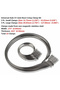 10Pcs Axle CV Boot Clamps Kits Stainless Steel Driveshaft CV Boot Clamps Adjustable 32-41mm 70-1... - 6