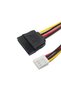 15pin Sata Female to 4pin Floppy FDD Female Power Converter Adapter Cable Sata Power 15p to 4p Co... - 3