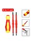 3 In 1 Electricians Insulated Screwdriver Kit Interchangeable Magnetic Blades – PH1/PH2, Slotted,... - 8