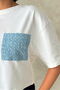 Pocket Detailed T-Shirt - Blue |   D2785 - 4