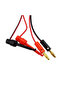 1 Pair Mall Test Hooks Clip To Banana Plugs 4mm Banana Plug Connector To Hook Clamp Adapter For M... - 6
