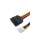 15pin Sata Female to 4pin Floppy FDD Female Power Converter Adapter Cable Sata Power 15p to 4p Co... - 8