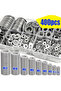 400pcs Flat Washer Gasket Combination M2 2.5 3 4 5 6 8 10 12 Boxed Anti-slip Sealing Washers - 8