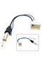 Radio Stereo CD Changer Antenna Female Plug Cable Adapter DC 12V For Toyota For LEXUS RX For Yar...