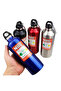 Silver NOS water bottle motorcycles car insulation cup 500ML stainless racing style car interior dec - 6
