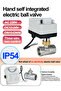 DN32 تيار متردد 220 فولت، ثنائي الاتجاه DC12-24V/AC220V مع تحكم يدوي وتحكم تلقائي، مصنوع من الفولاذ المقاوم للصدأ - 8