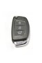 3-Button Flip Key Shell for Hyundai – RFC Case Fit I10 I20 I40 IX35 Santa Fe Remote Fob - 5