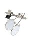 20x 10X Double Lenses Magnifying Glass Stainless Steel Clip Magnifier Rotatable MINI Magnifier Diame - 8