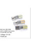 Strobe white 10x Strobe T10 LED Light W5W LED Bulbs T10 Car Clearance Lights Side Marker Light Posit - 4