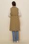 Waist-Tieded Quilted Vest 45273 - 4