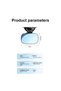 Suction type Universal 360 Adjustable Car Baby Safety Mirror for Rear Facing Car Seat Wide Angle Vie - 5